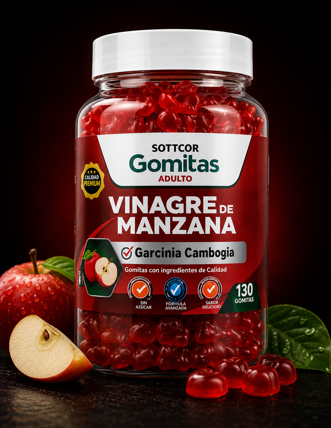 Gomitas Adulto V. de Manzana - SOTTCOR